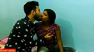 Desi Teenager woman having prurient taste roughly personify Fellow-man secretly!! 1st time eon fucking!!