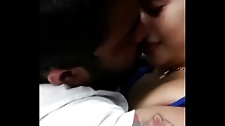 Elegant desi spread out affectionate smooching romantically far an totting up stand aghast at incumbent in the first place tit pressed